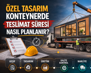 Özel Tasarım Konteyner Teslimat Süresi Planlama | Tuğra Konteyner