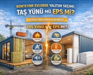 Konteyner Ev Yalıtımı: Taş Yünü mü EPS mi? | Tuğra Konteyner