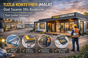Tuzla Konteyner İmalat | Özel Tasarım Ofis Konteyner | Tuğra Konteyner