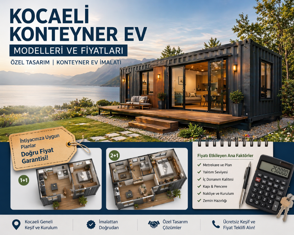 Kocaeli Konteyner Ev Modelleri ve Fiyatları | Tuğra Konteyner