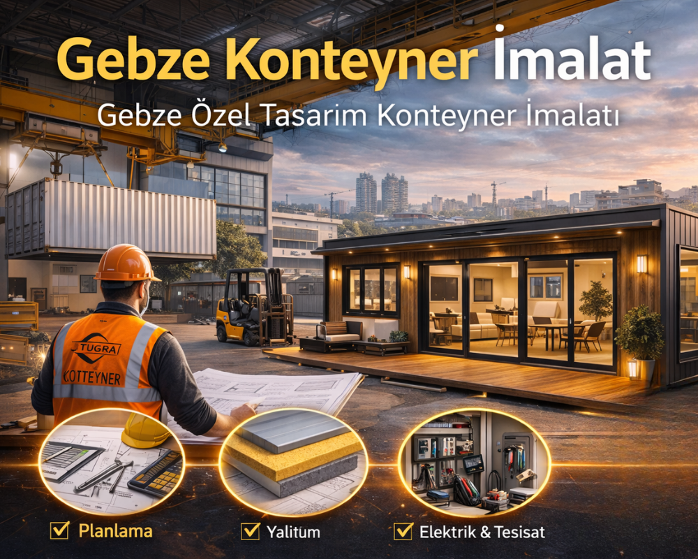 Gebze Konteyner İmalat | Tuğra Konteyner