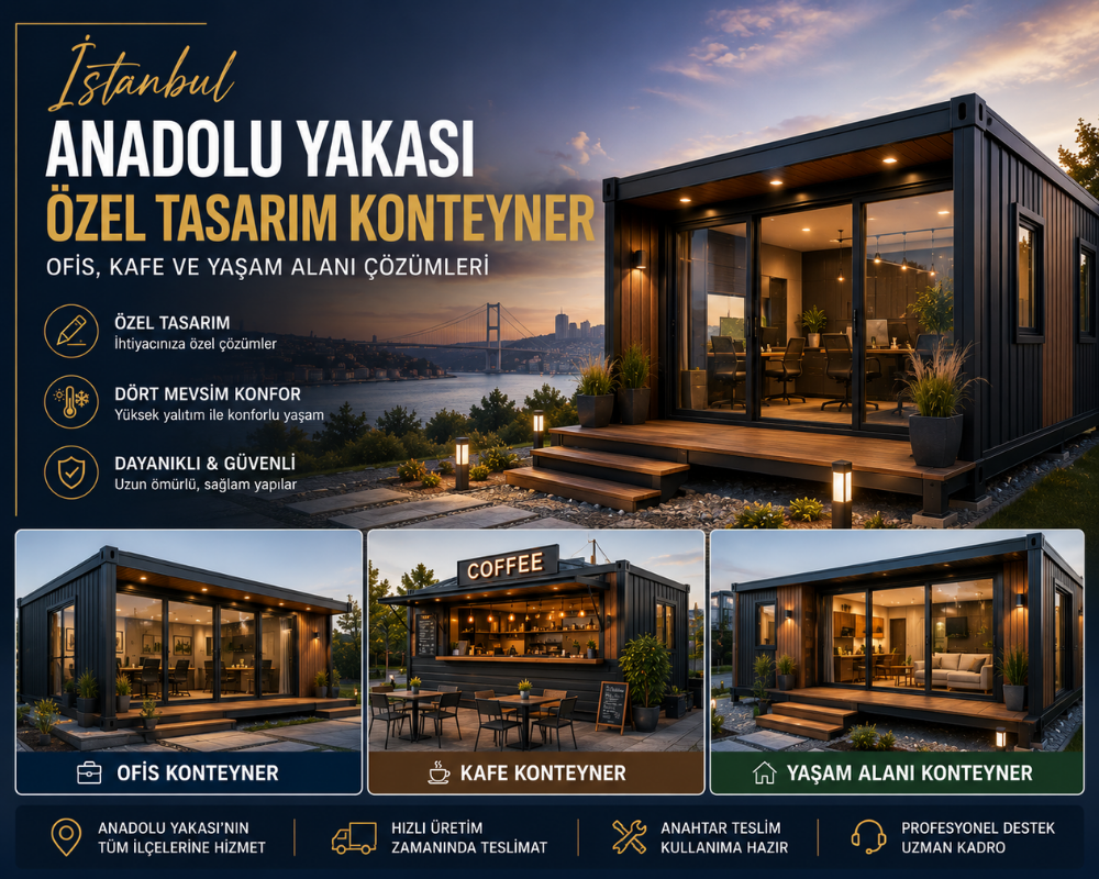 İstanbul Anadolu Yakası Özel Tasarım Konteyner | Tuğra Konteyner